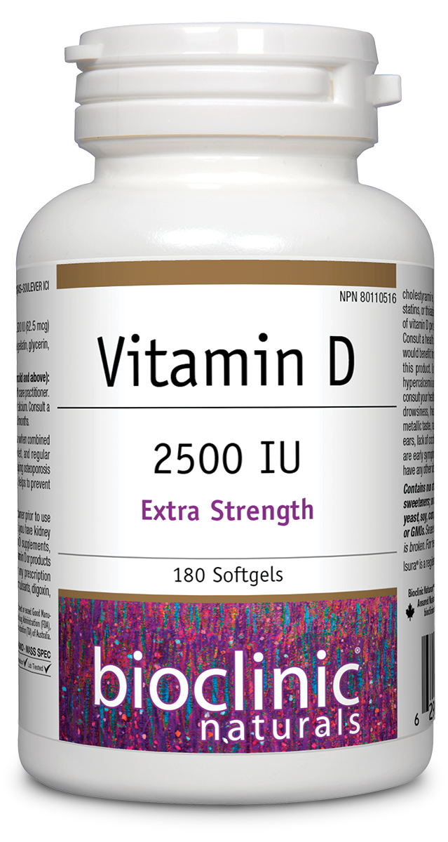 Vitamin D3 · 2500 IU (90 Softgels)