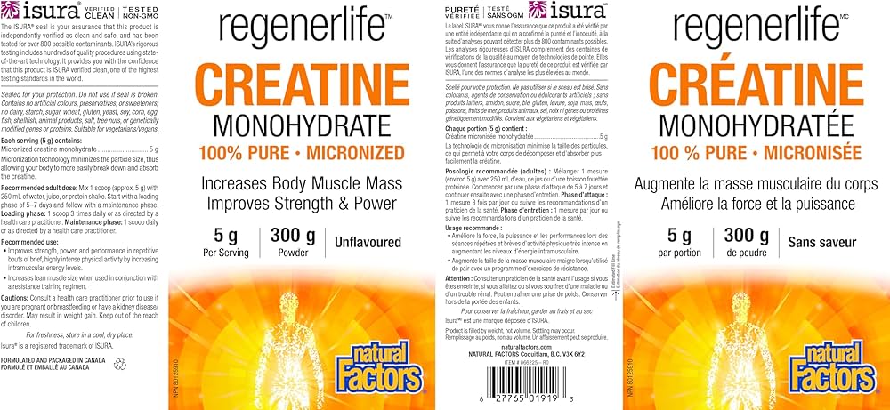 Régénerlife Creatine (300g)