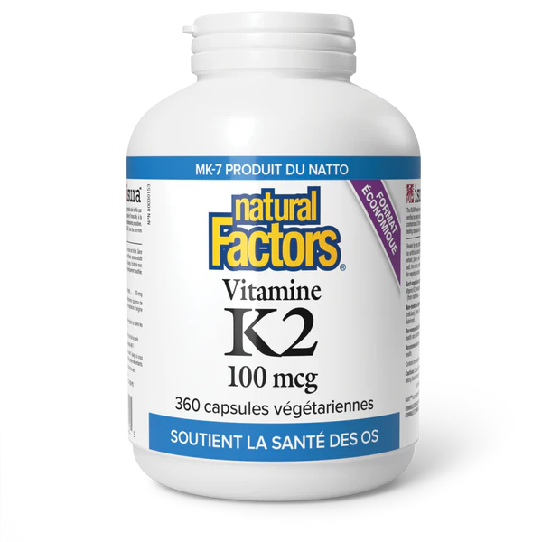 Vitamin K2 100mcg (360 Capsules)