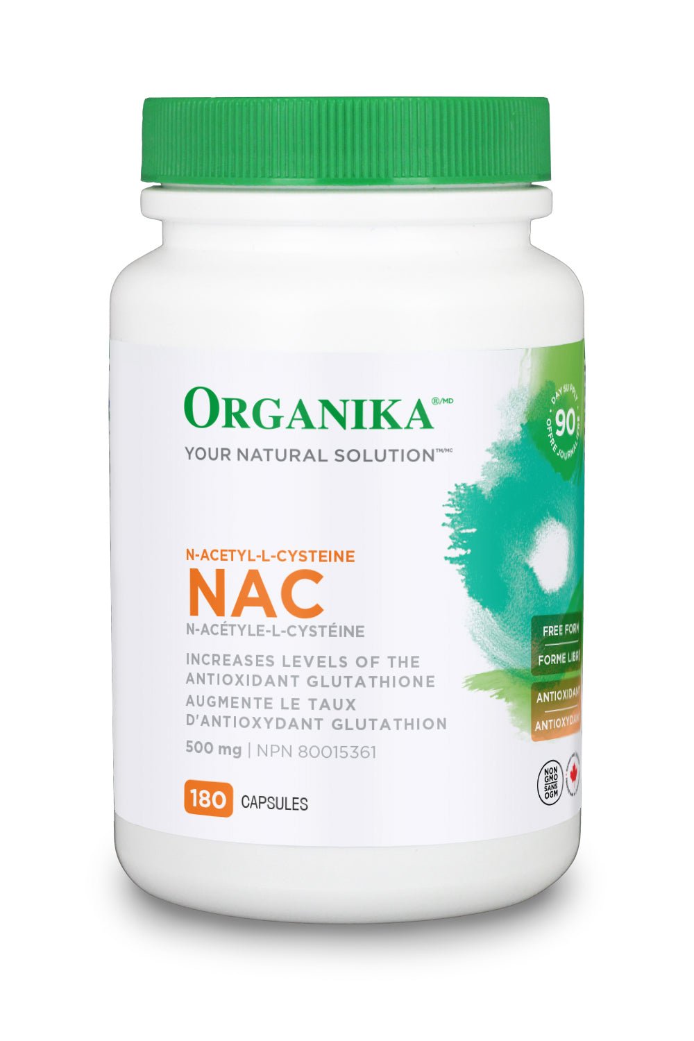 Nac (n-acetyl-l-cysteine) 500mg (180 Caps)