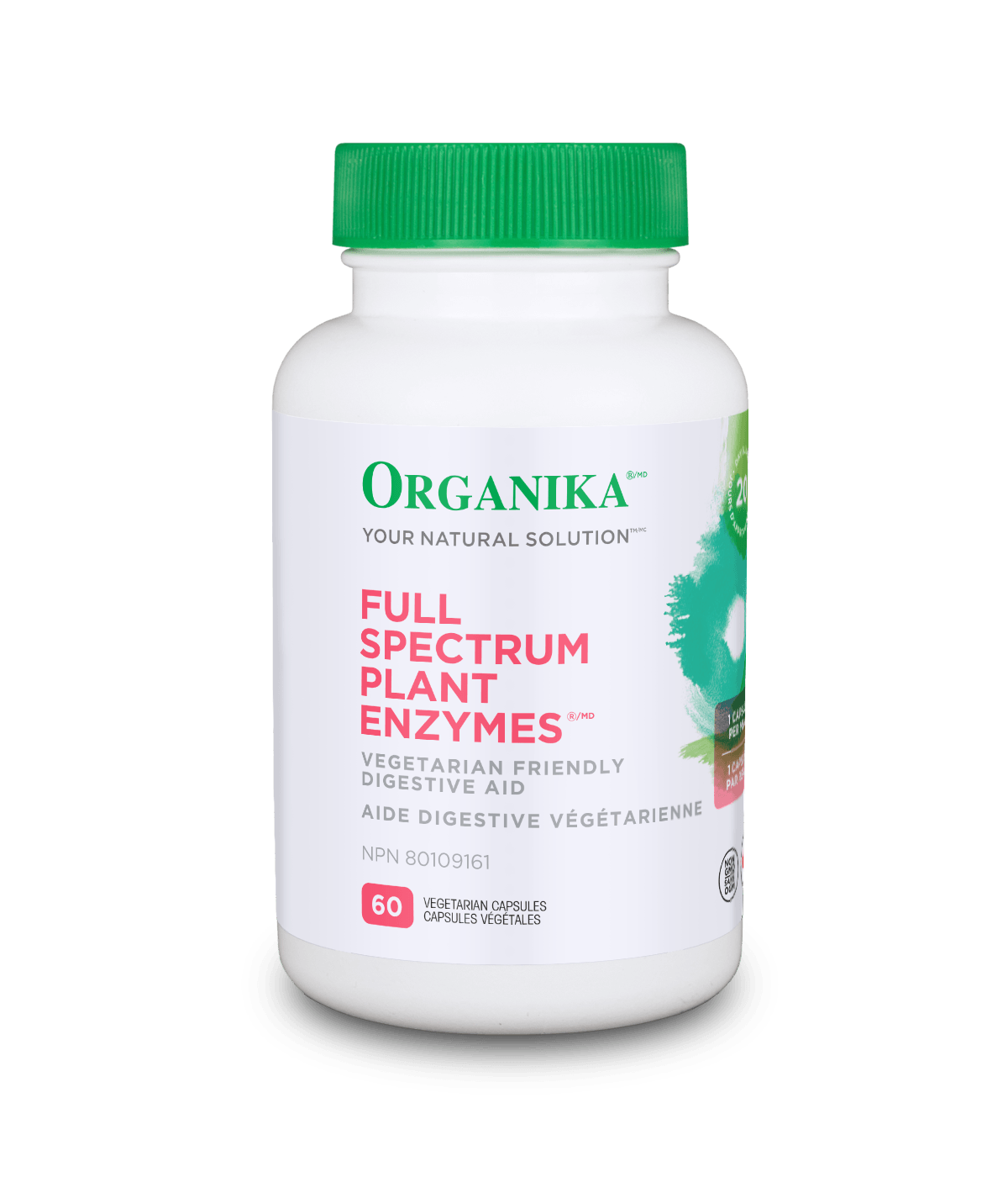 Full Spectrum Plant Enzymes 500mg (60 Capsules)