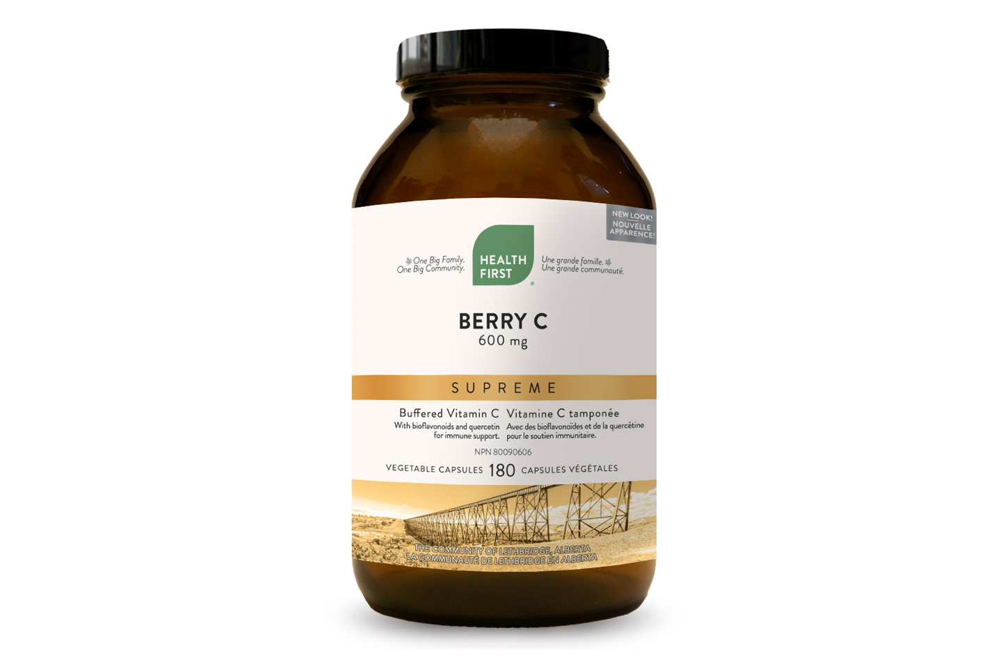 Berry-c Supreme 600mg (180 Capsules)