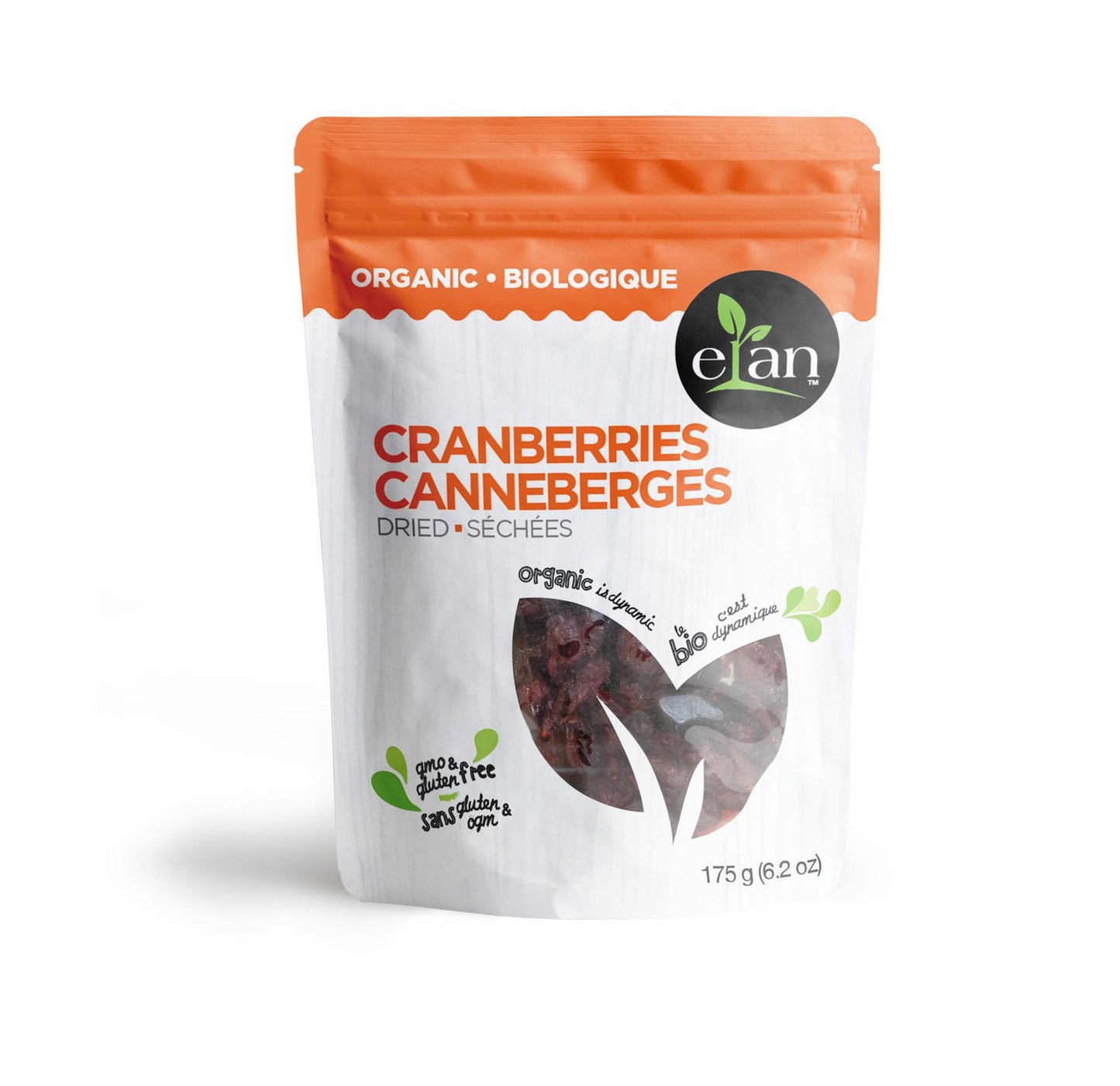 Organic Dried Cranberries (175g)