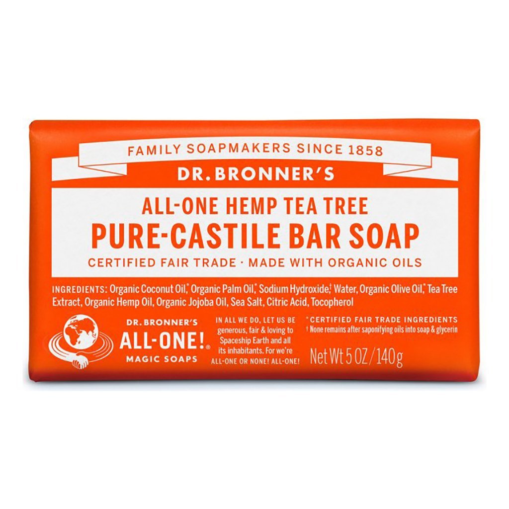Pure Castile Soap Tea Tree & Hemp (140g)