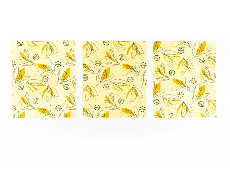Patterned Reusable Food Wraps (3-Pack Small)