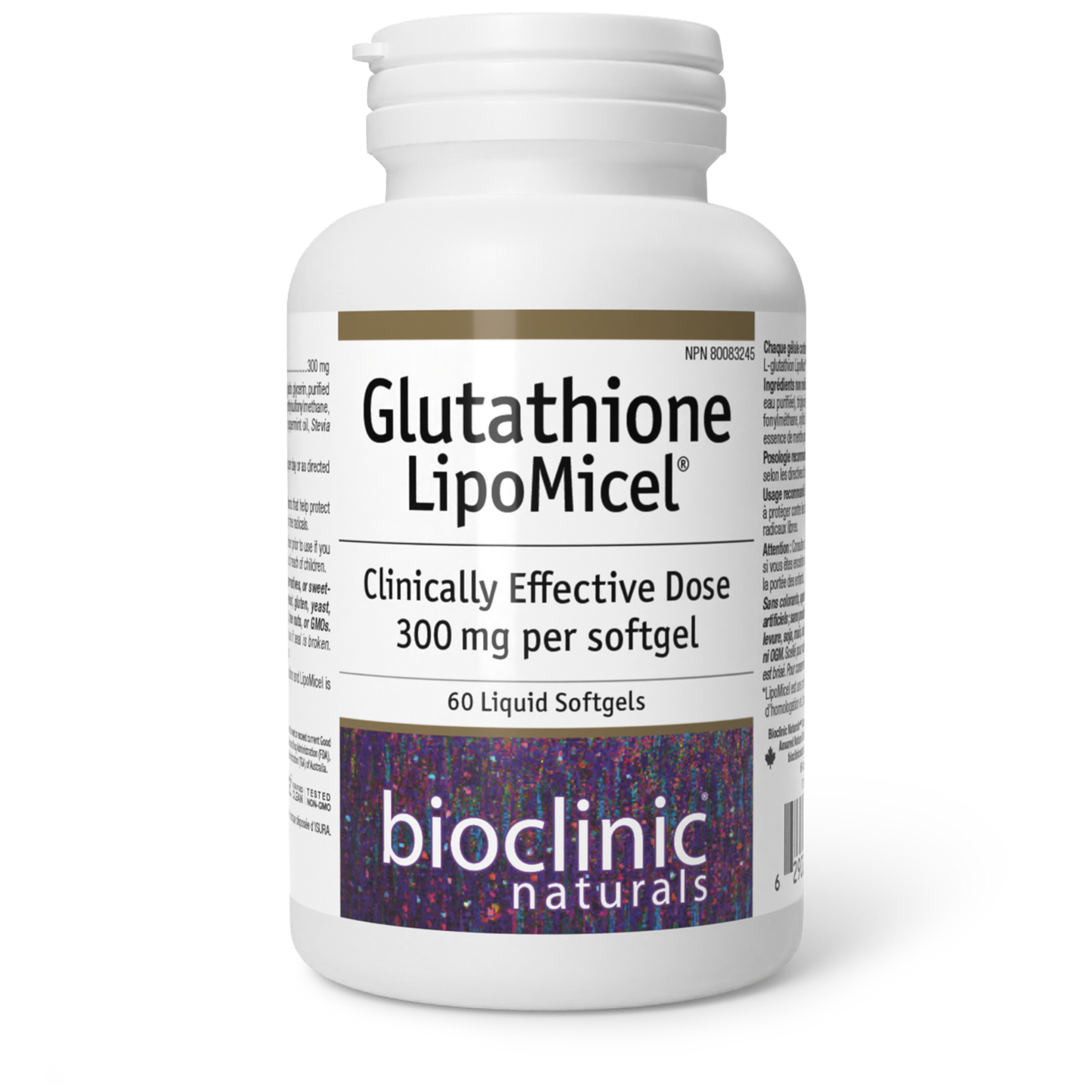 Glutathione 300 mg (60 softgels)
