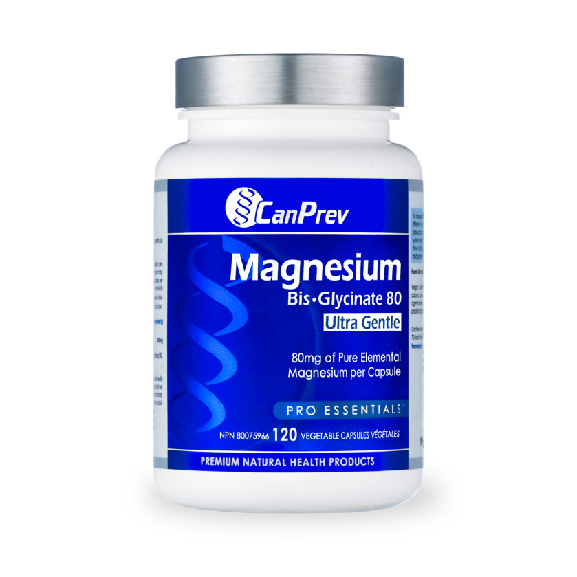 Magnesium Bisglycinate 80 Ultra Gentle (120 Vcaps)