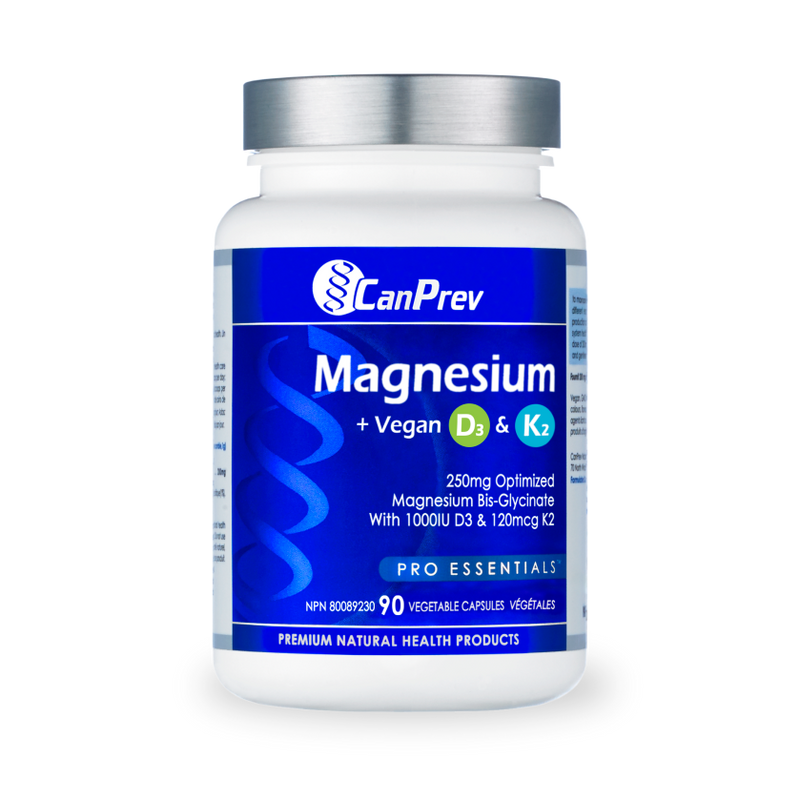 Magnesium + Vegan D3 & K2 (90 Vcaps)