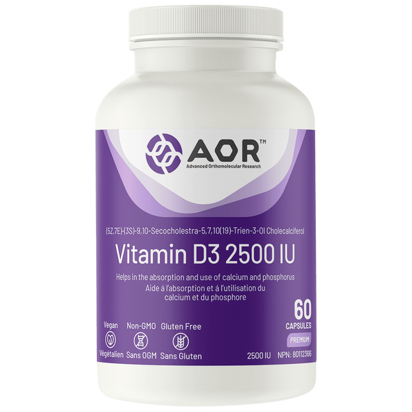 Vitamin D3 2500iu (60 Caps)