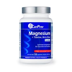 Magnesium Cardio + Taurine, B6 & Zinc (120 Vcaps)