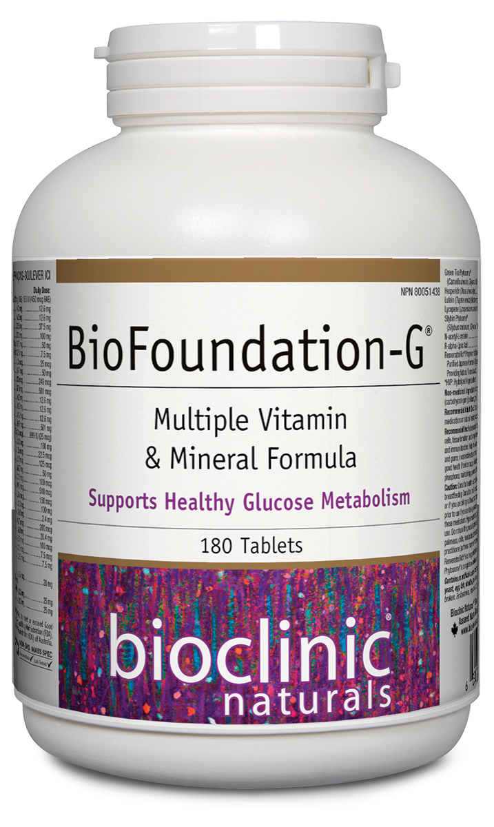 Biofoundation-g™ Multiple Vitamin & Mineral (180 Caps)