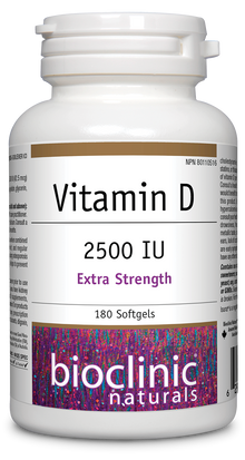 Vitamin D3 · 2500 IU (180 Softgels)