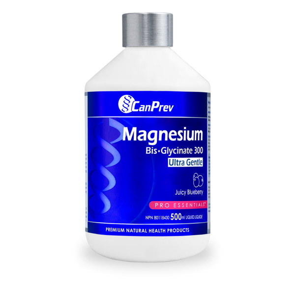Magnesium Bis·glycinate 300 Ultra Gentle - Bleuets (500ml)