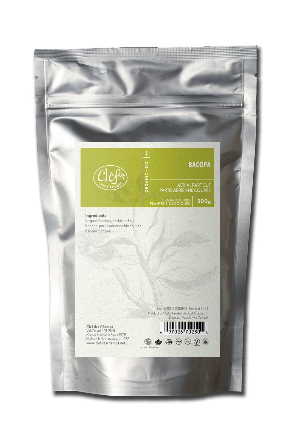 Bulk Bacopa (500g)