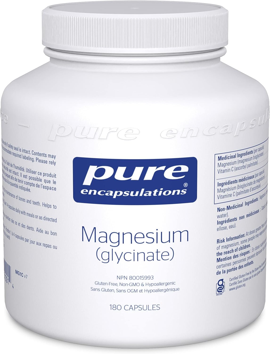Magnesium (Glycinate) (180 Caps)