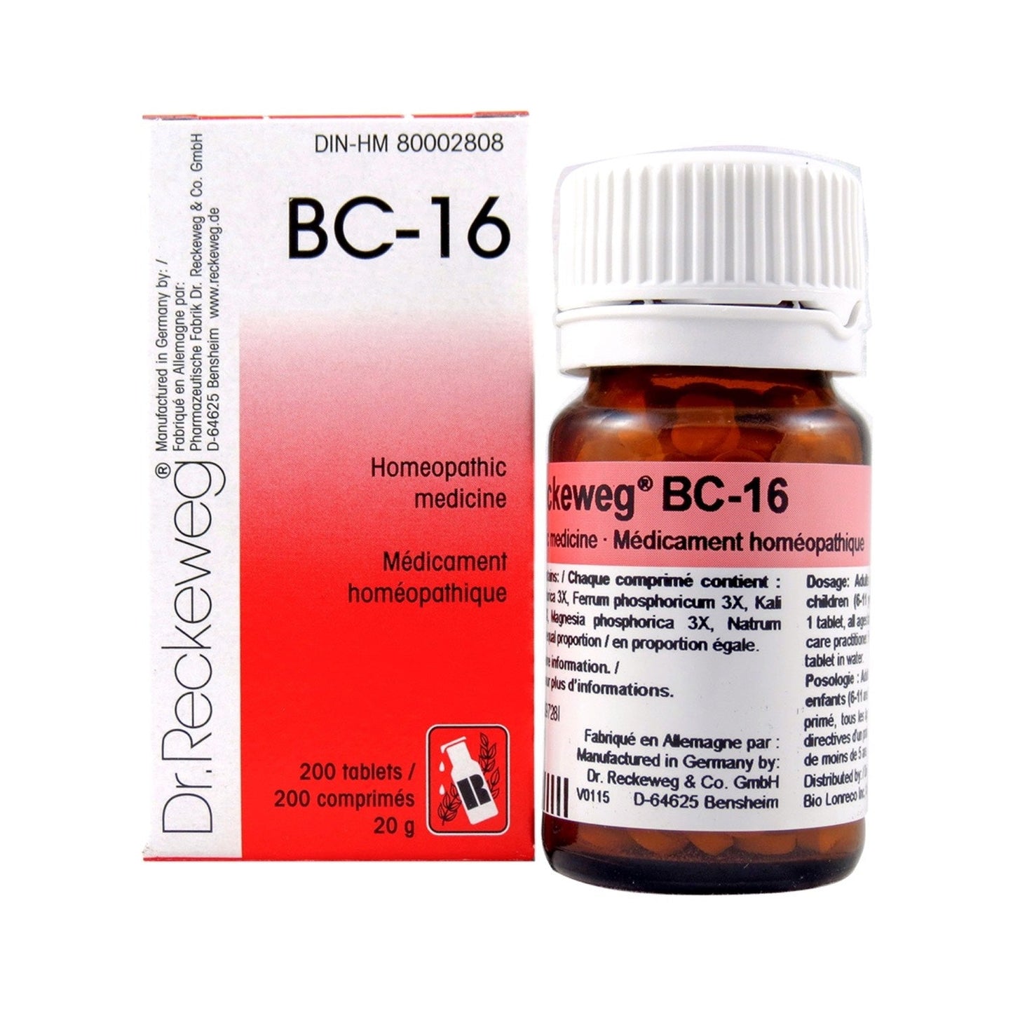 Bc 16 (200 Tablets)cs