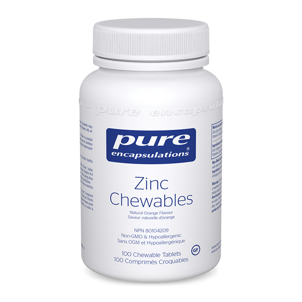 Zinc Chewables (100 Cos Croquables)