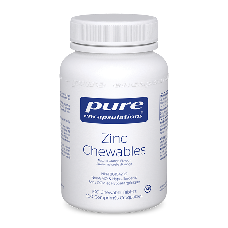 Zinc Chewables (100 Cos Croquables)