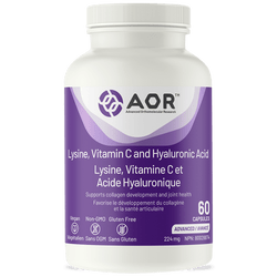 Lysine, Vitamin C And Hyaluronic Acid (60 Caps)