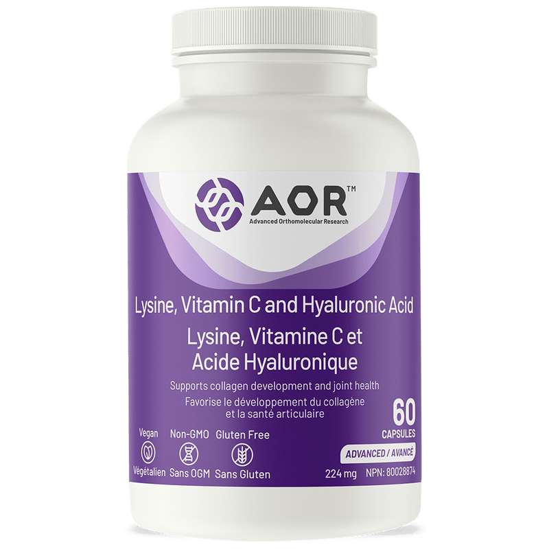 Lysine, Vitamin C And Hyaluronic Acid (60 Caps)
