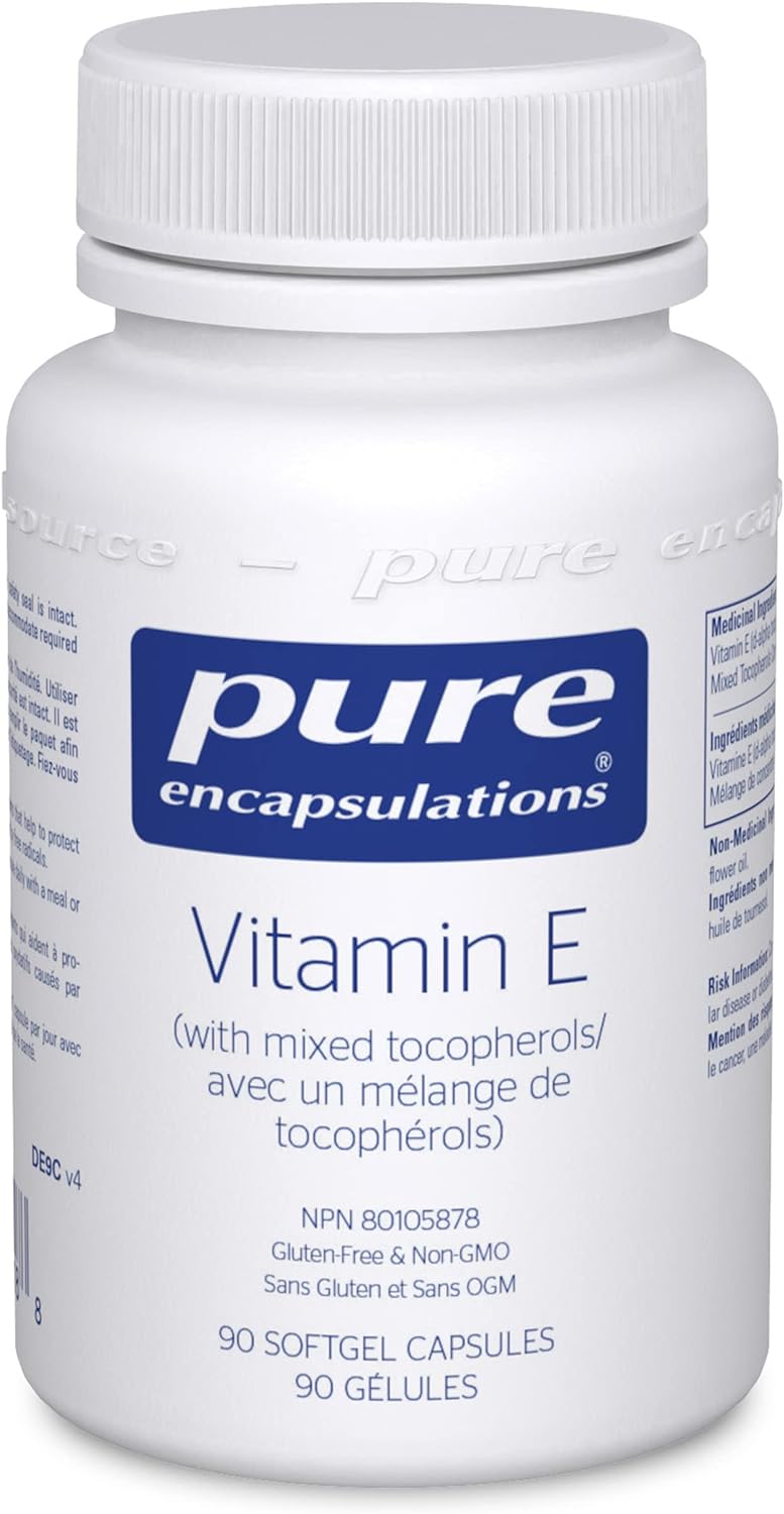 Vitamin E (with Mixed Tocopherols) (90 Caps)