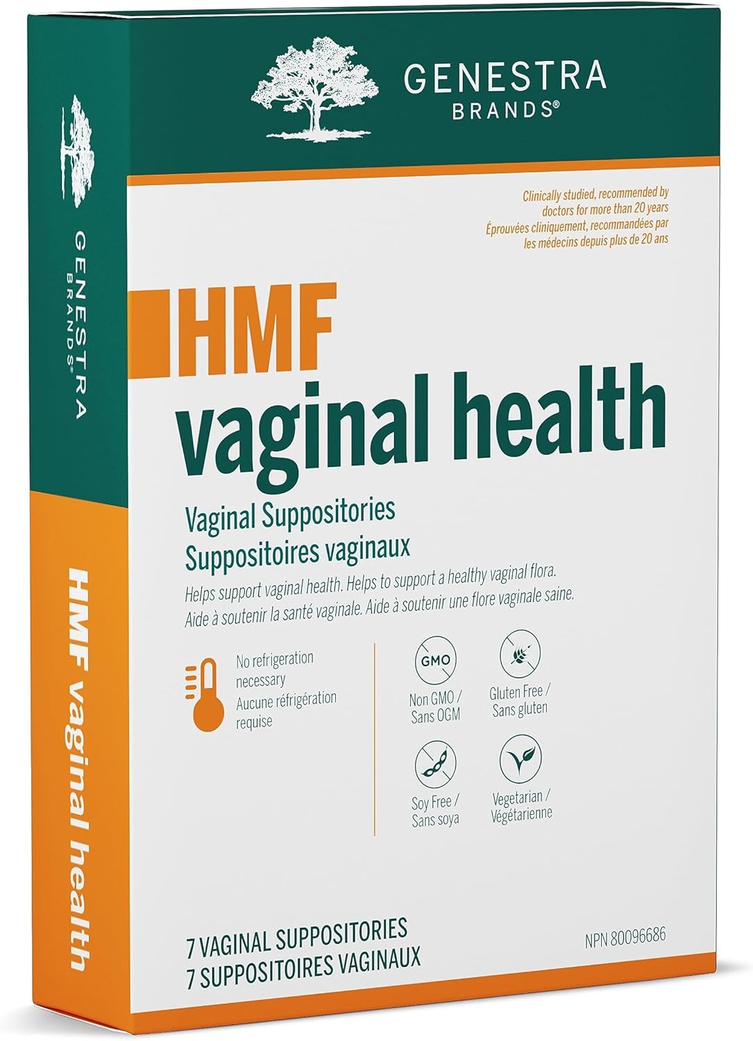 Hmf Vaginal Health (7 Vaginal Co-Suppositories)
