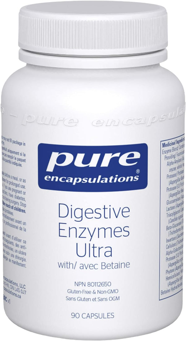 Digestive Enzymes Ultra with Betaine Hcl  (90 Caps)