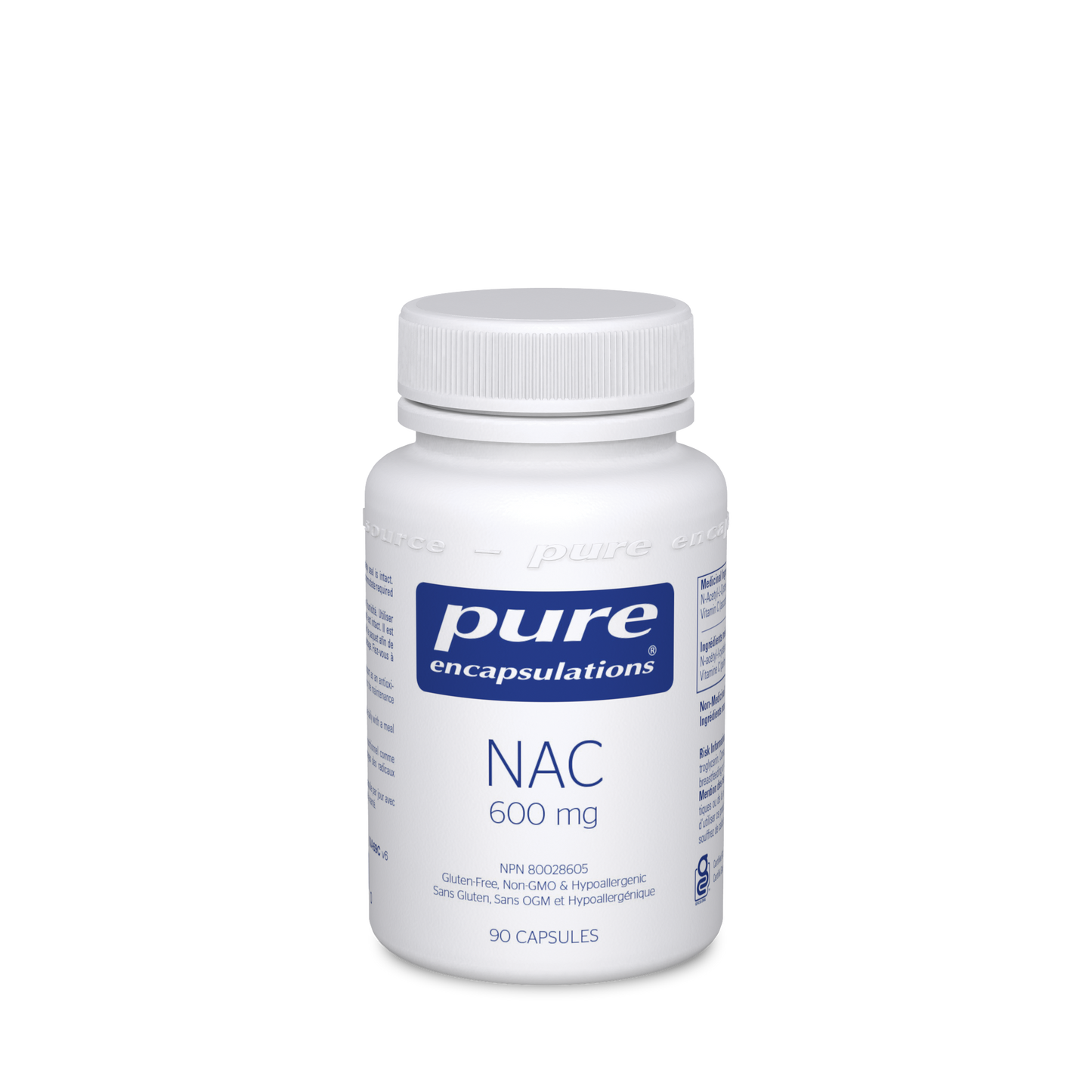 NAC (N-Acetyl-L-Cysteine) 600 mg (90 Capsules)