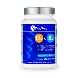D3 & K2 - Organic Coconut Oil (240 Softgels)