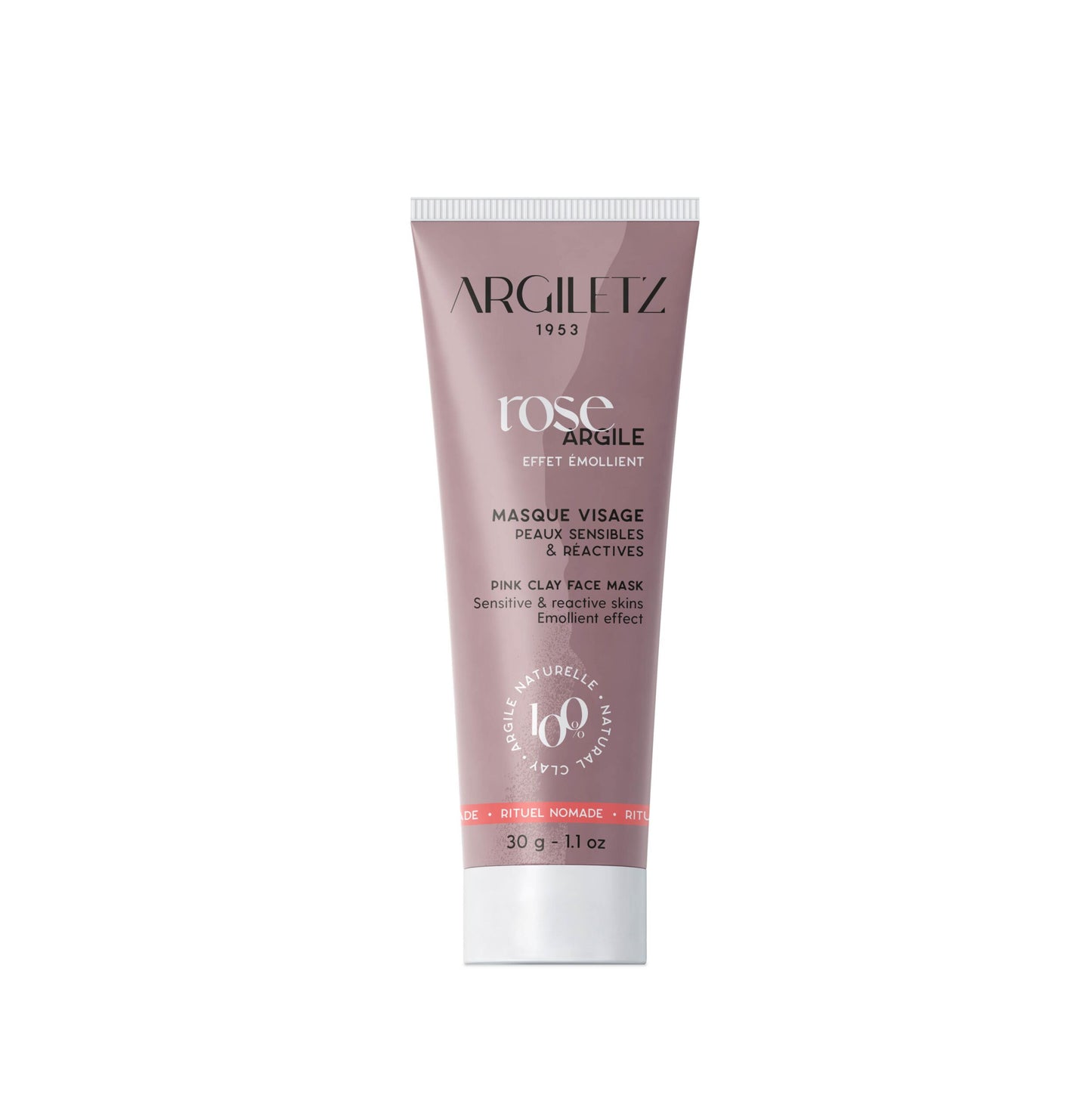 Ready-To-Use Pink Clay Mask (30g mini-tube)