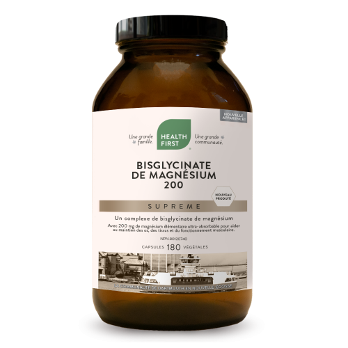 Supreme Magnesium Bisglycinate 200mg (180 Caps)
