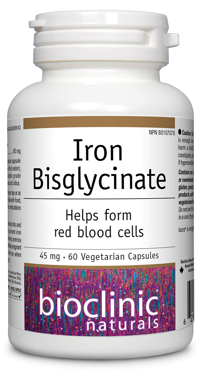 Iron Bisglycinate (60 Vcaps)