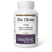 Zinc Citrate 15mg (90 Caps)