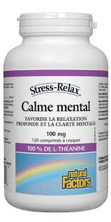 Mental Calm 100mg L-theanine (60 Chewable Tablets)