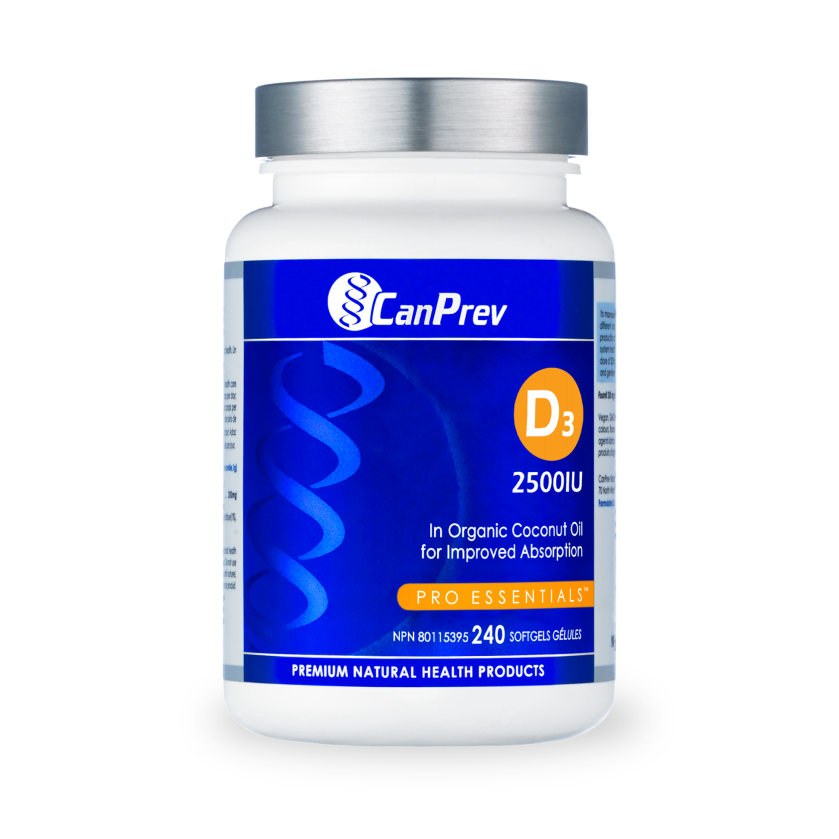 D3 2500IU - MCT Base (240 Softgels)