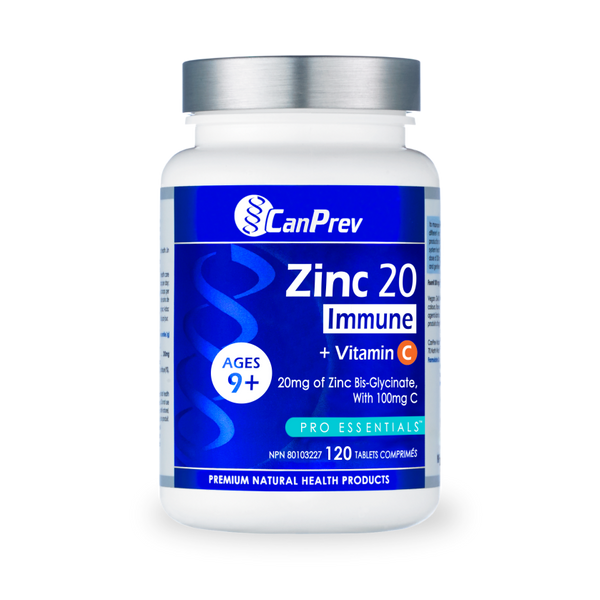 Zinc 20 Immune + Vitamin C (120 Co)