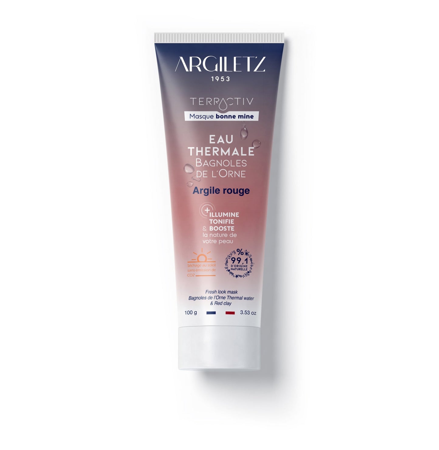 Ready-to-Use Red Clay Face Mask "terractiv" (100g)
