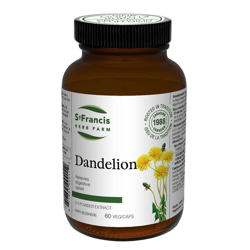 Dandelion Vegicaps (5:1 extract) (60 Caps)