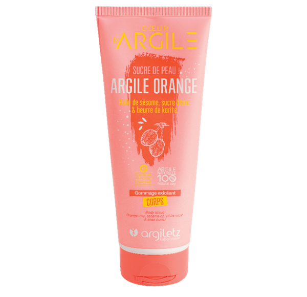 Gommage Exfoliant Corpssucre De Peau Argile Orange (200ml)