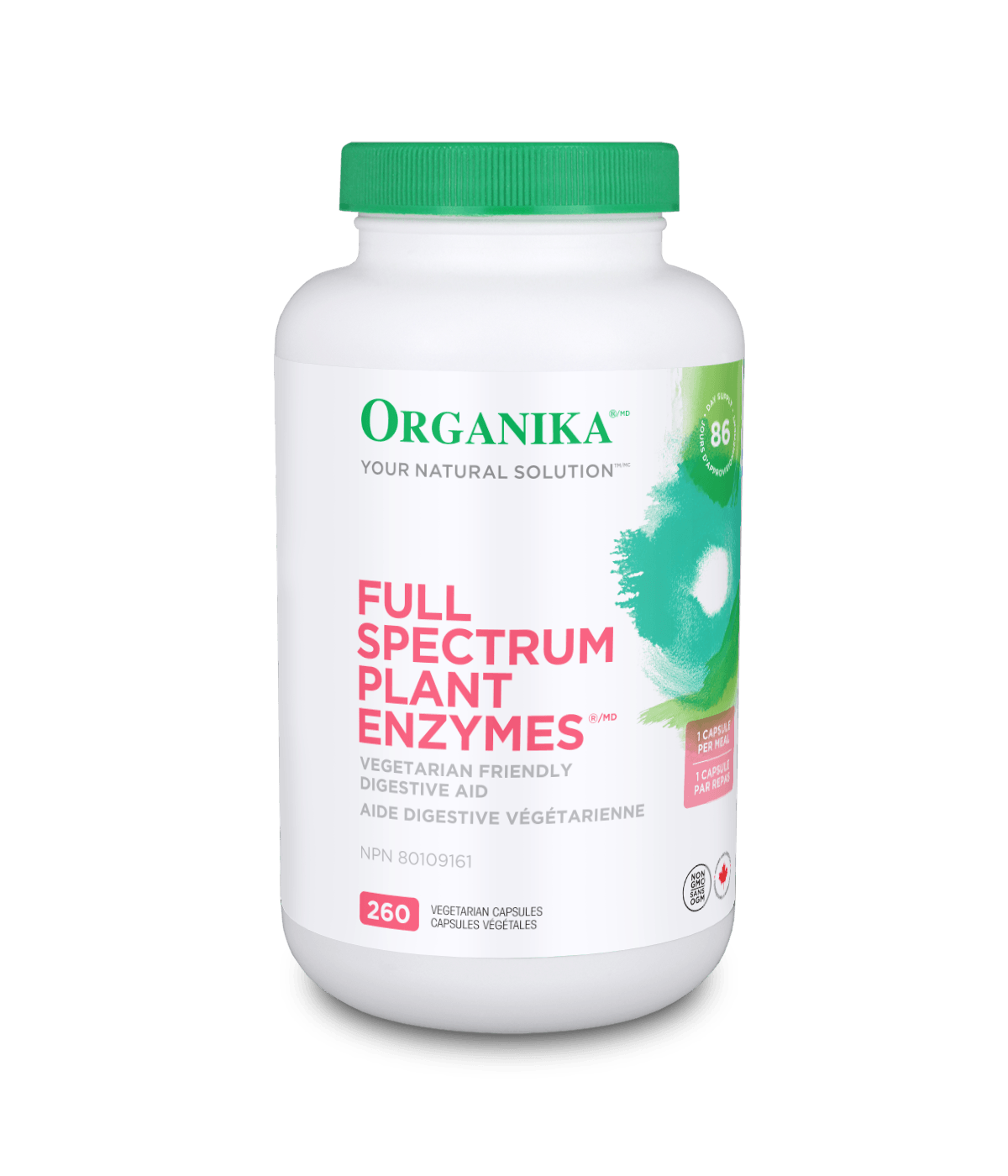 Full Spectrum Plant Enzymes 500mg (260 Vcaps)