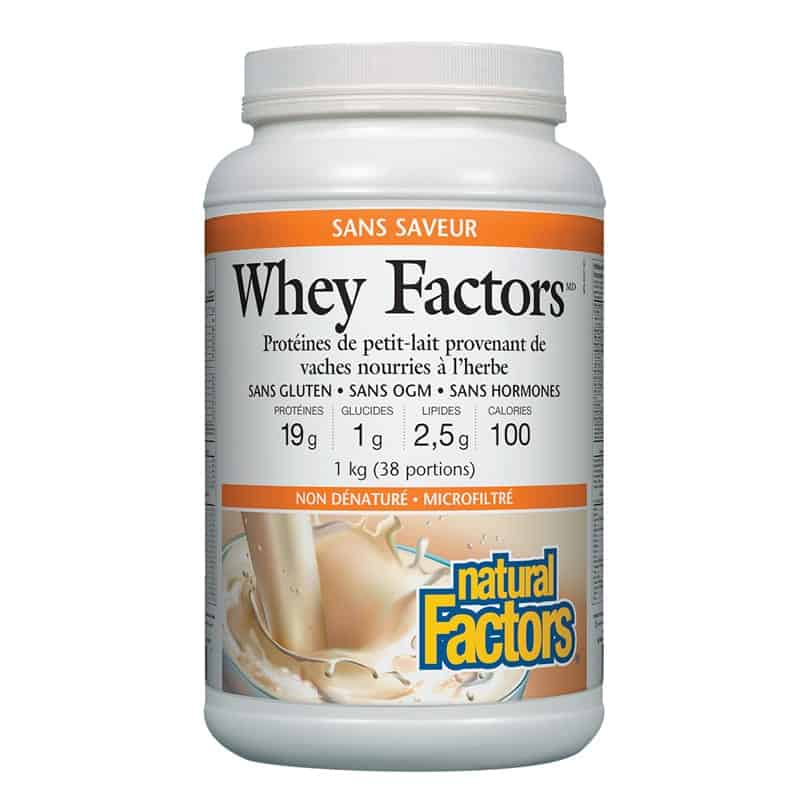 Whey Factors Unflavored (1kg)