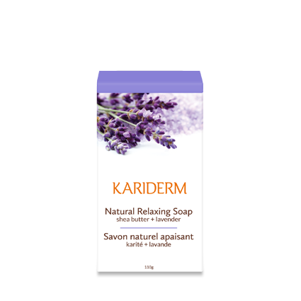 Soothing Natural Shea + Lavender Soap (110g)
