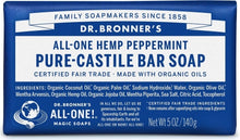 Pure-Castile Bar Soap Peppermint (140g)