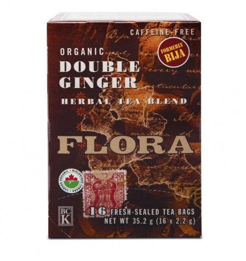 Organic Double Ginger Herbal Tea (16 Sachets)