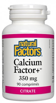 Calcium Factor+ 350mg Citrate (90 Caps)