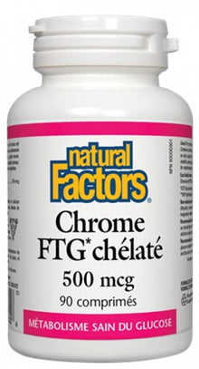 Chrome FTG Chelated 500mcg (90 Caps)