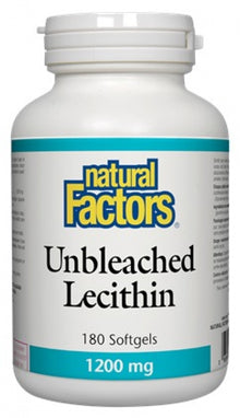 Unbleached Lecithin 1200mg (180 Capsules)