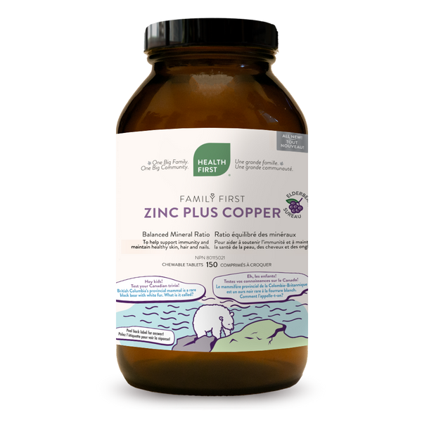 Family First Zinc Plus Cuivre (150 Cos Á Croquer)