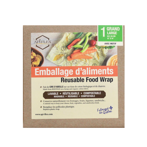 Emballage D'aliments Réutilisable Á Motif (grand)