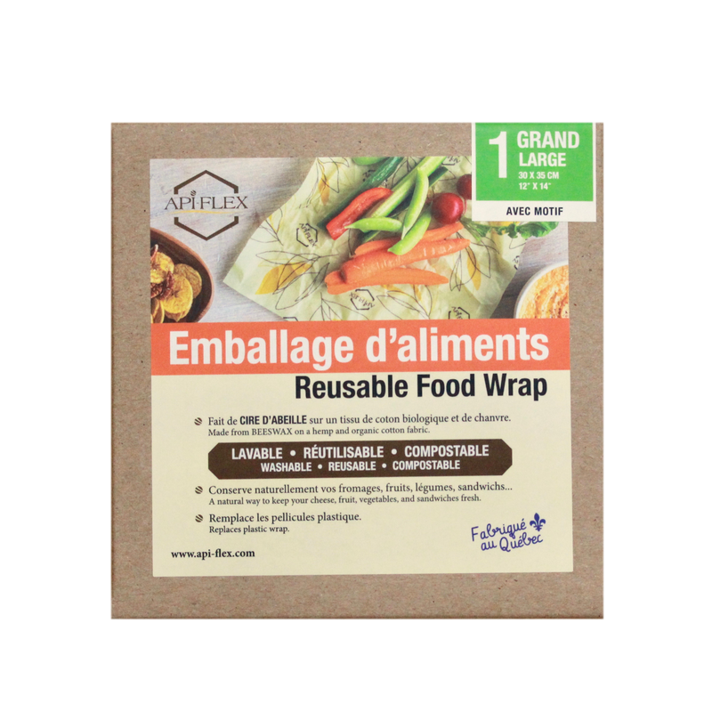 Emballage D'aliments Réutilisable Á Motif (grand)